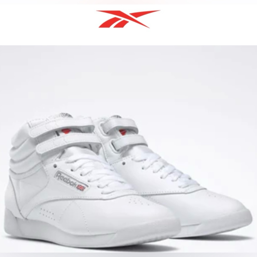 REEBOK Womens Retro  80s Inspired High top White Sneakers
